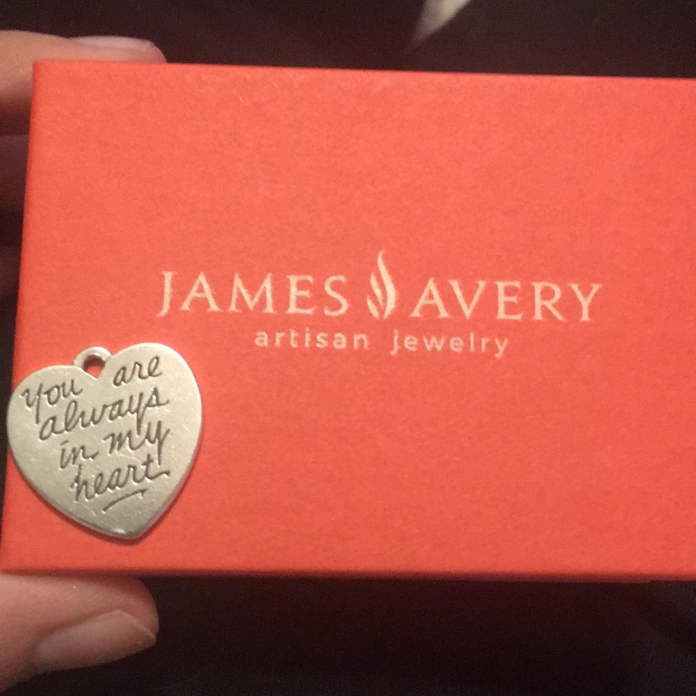 James Avery “You are always in my heart” Charm